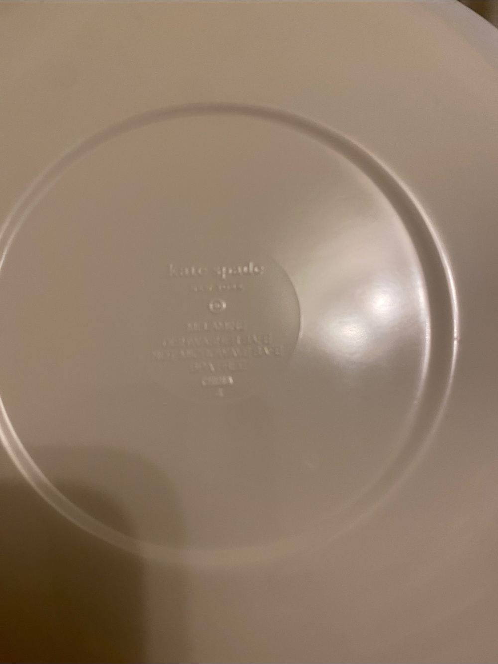 kate spade cream dessert plate - Picture 2 of 2